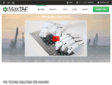 Tablet Screenshot of maxtaf.com